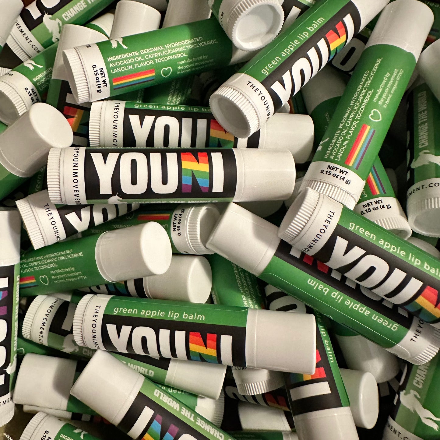 Green Apple Lip Balm: Rainbow Collection